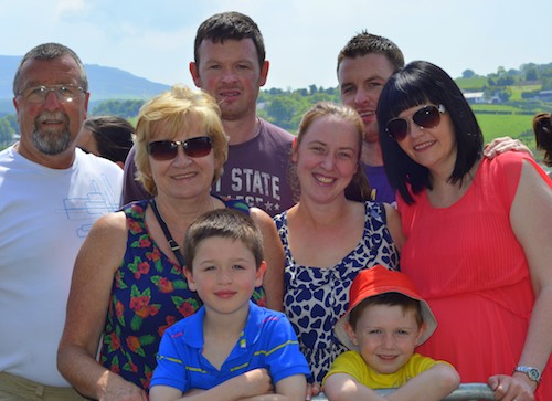 The Kane Family at Camlough Lake. Photograph: Brendan Monaghan The Kane Family at Camlough Lake. Photograph: Brendan Monaghan